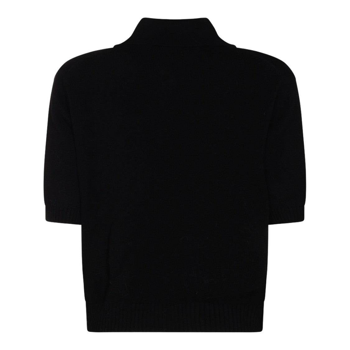 Givenchy Short-Sleeved Knit Top With Classic Polo Collar