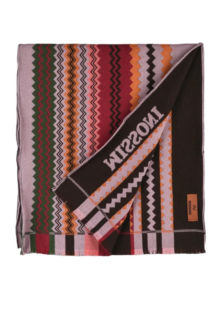 Missoni Red Wool Scarf
