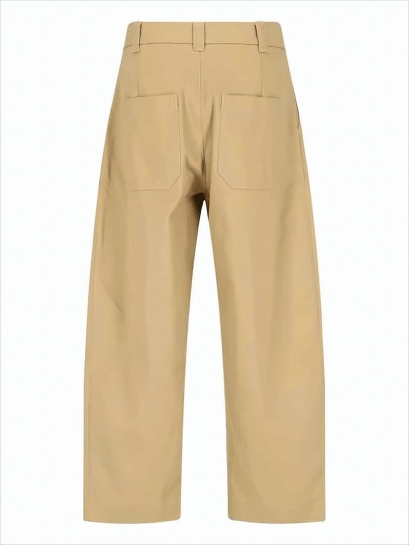 Studio Nicholson Knee-Length Tailored Shorts In Beige