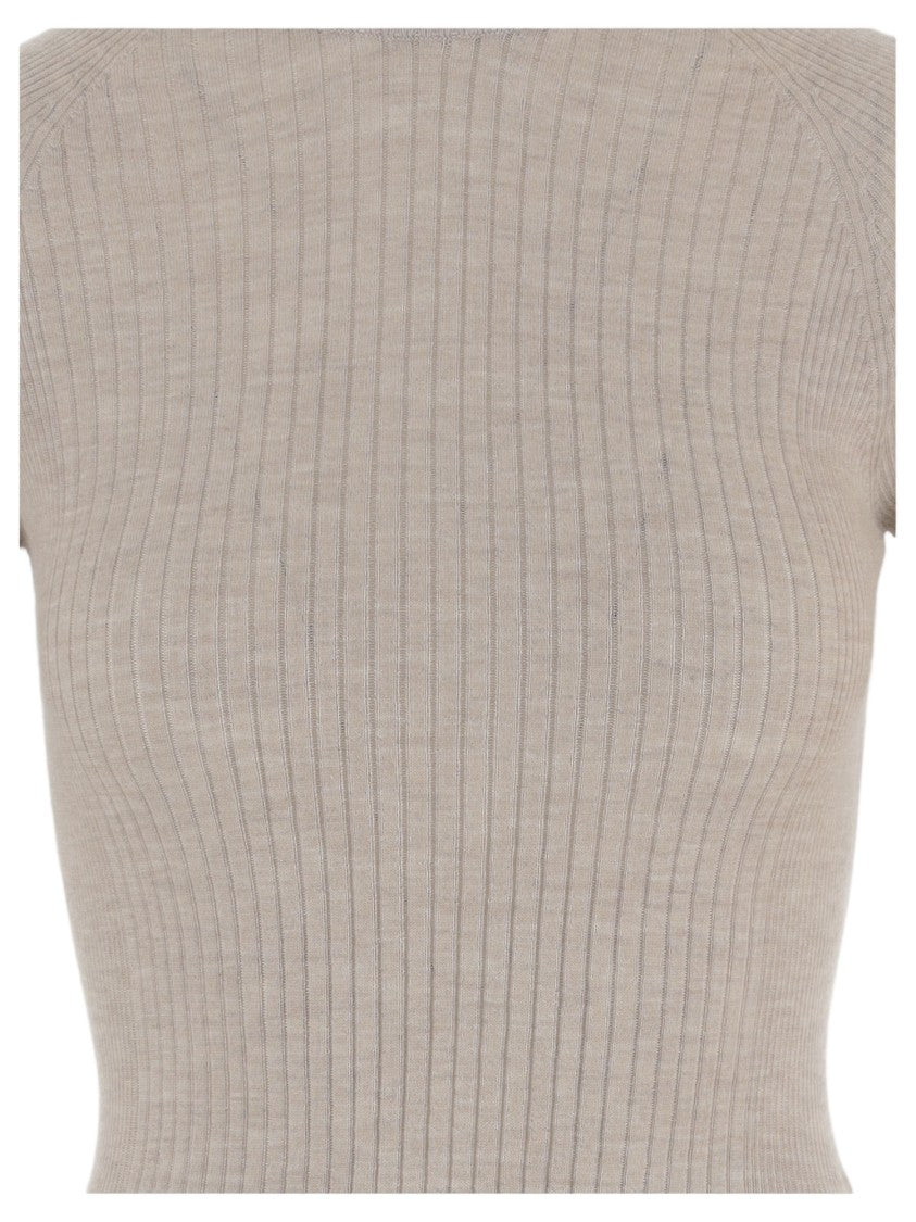Sa Su Phi Cashmere Blend Ribbed T-Shirt