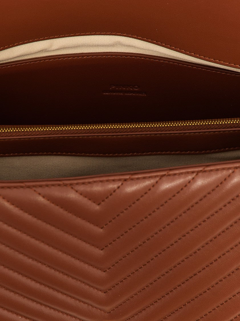 Pinko 'Big Lady Love Bag Puff Chevron' Handbag