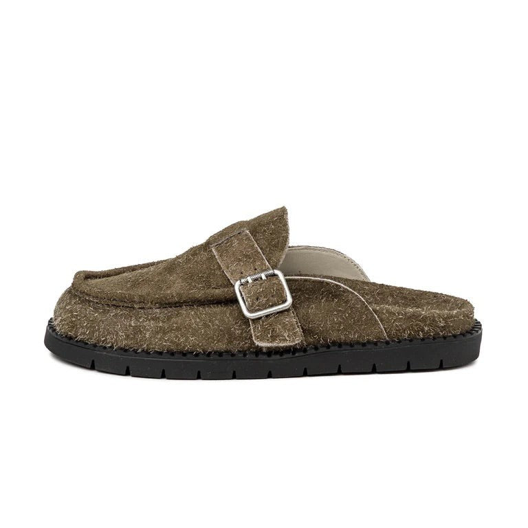 Duke + Dexter Winston Khaki Suede Mule