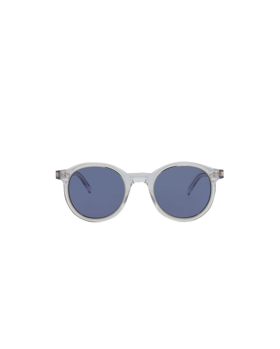 Saint Laurent Round-Frame Acetate Sunglasses