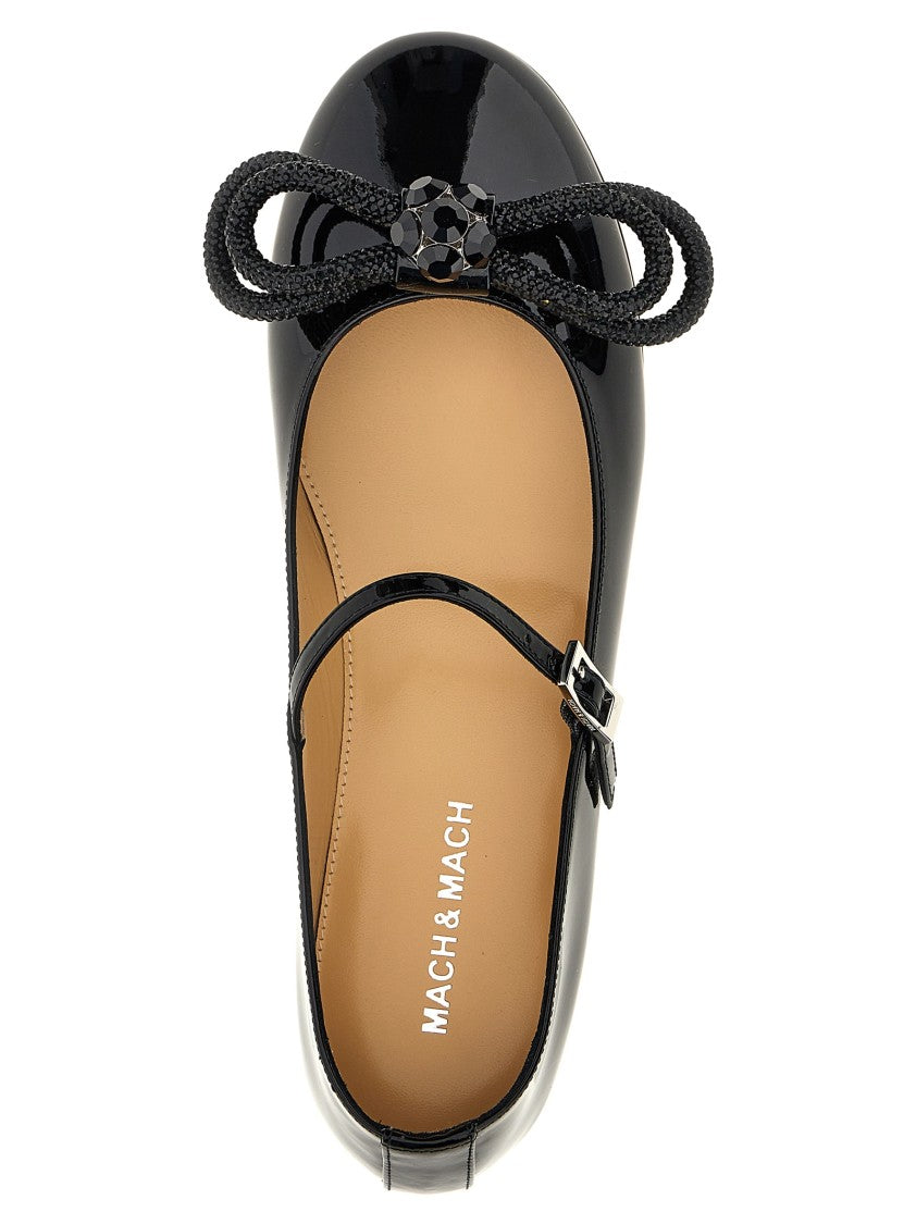 Mach & Mach Double Bow' Ballet Flats