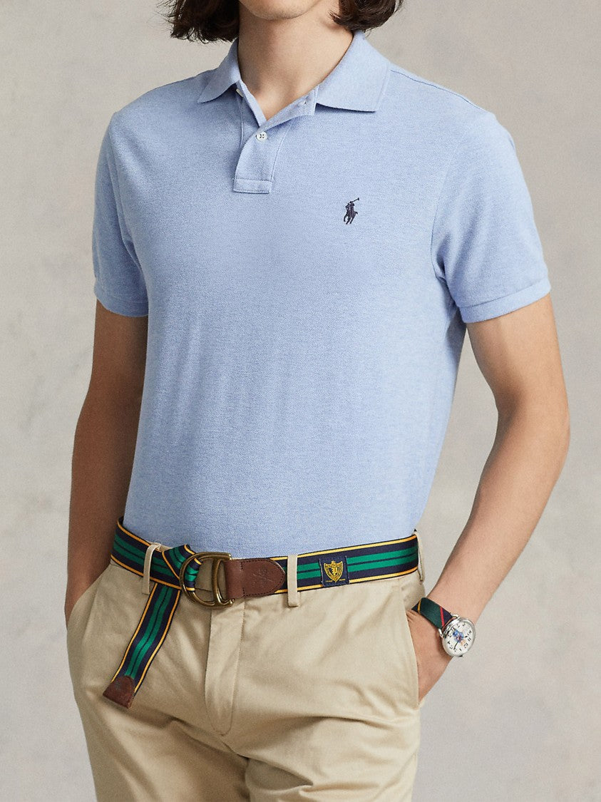 Polo Ralph Lauren Soft Heathered Blue Short Sleeve Polo