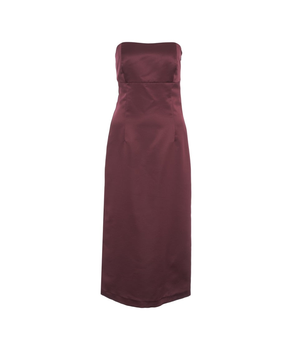Grifoni Abito Maxi In Satin
