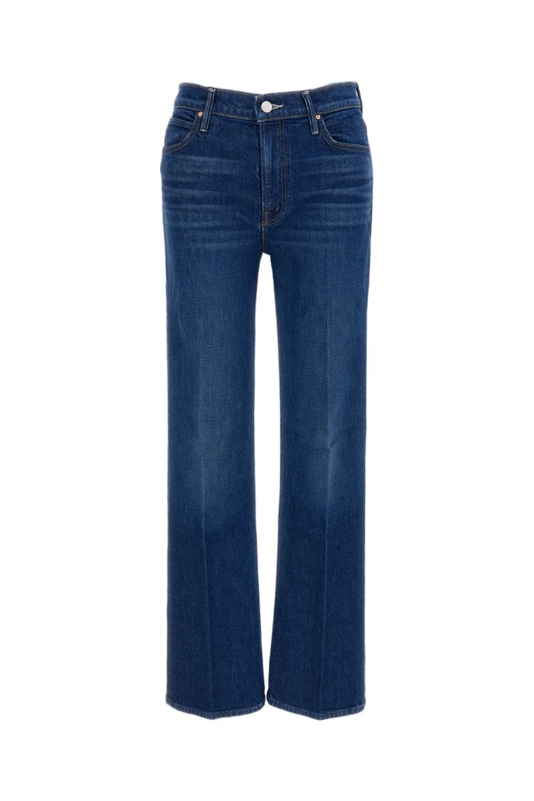 Mother Blue The Kick It Semi-Rigid Jeans