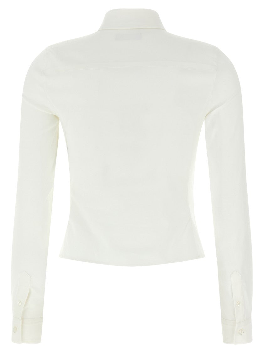 Balenciaga Slim Fit Oxford Shirt With Curls And Tailored Silhouette