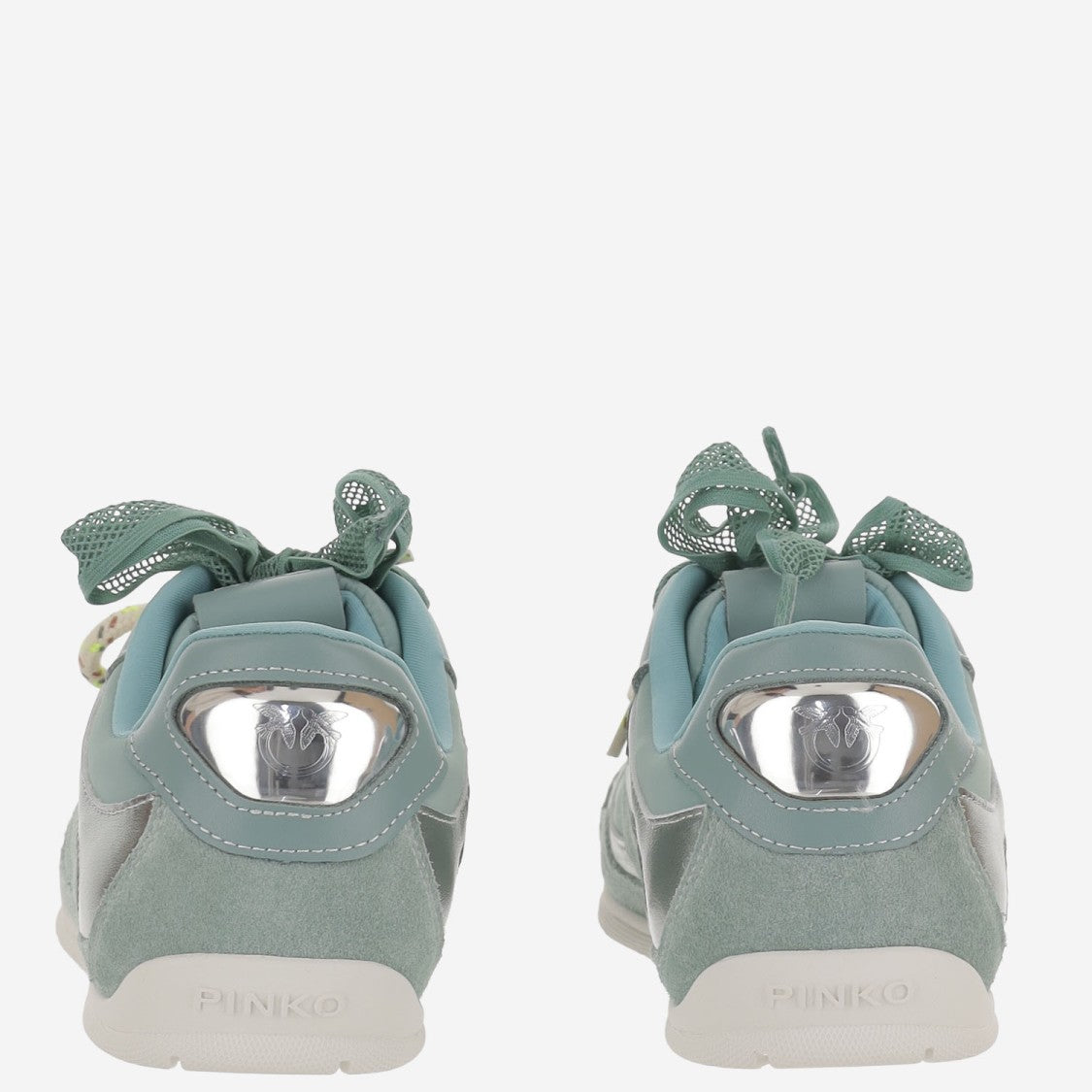 Pinko Structured Two-Tone Sneakers With Contrasting Details
