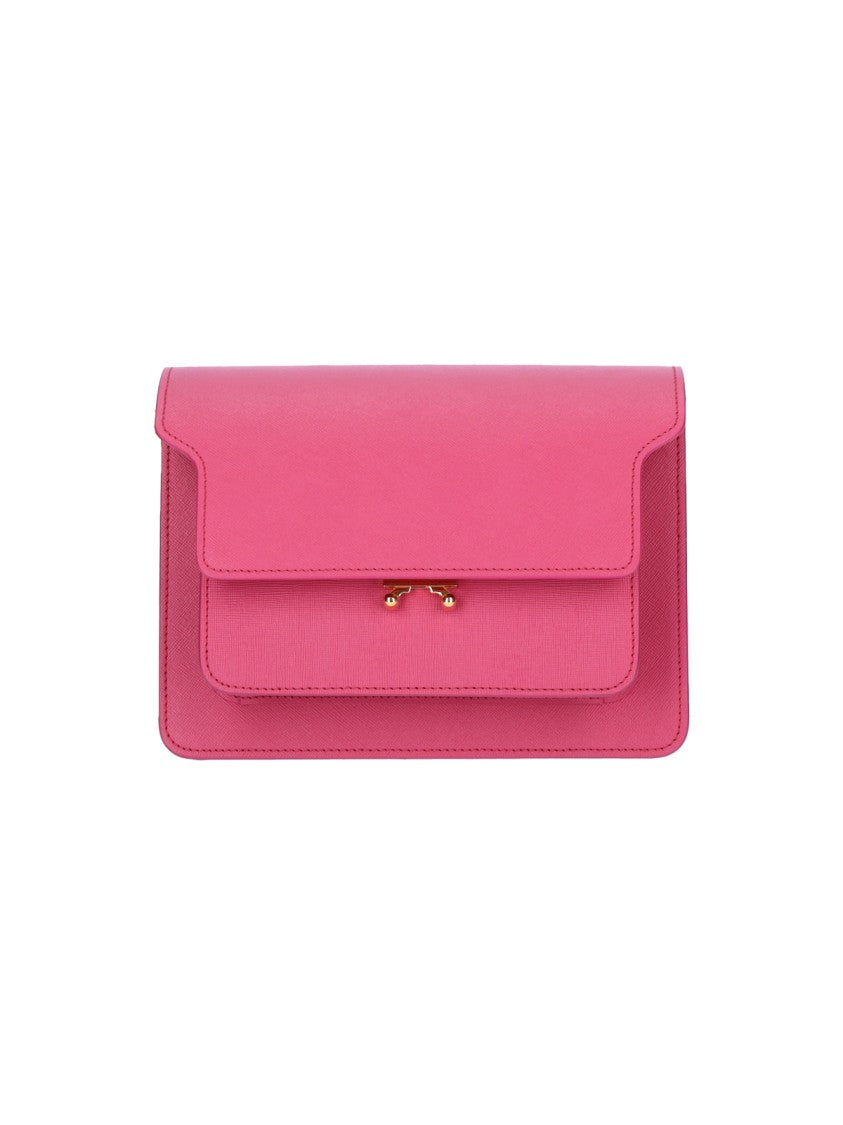 Marni "Trunk" Medium Shoulder Bag – Pink