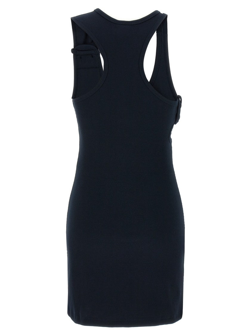 Courrèges 'Double Buckele 90'S Rib' Dress