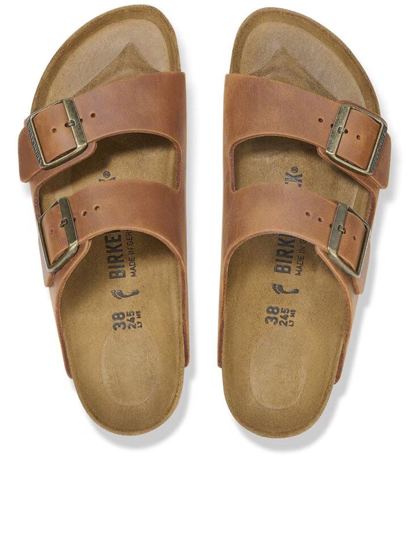 Birkenstock Arizona Brown Leather Open Toe Sandals