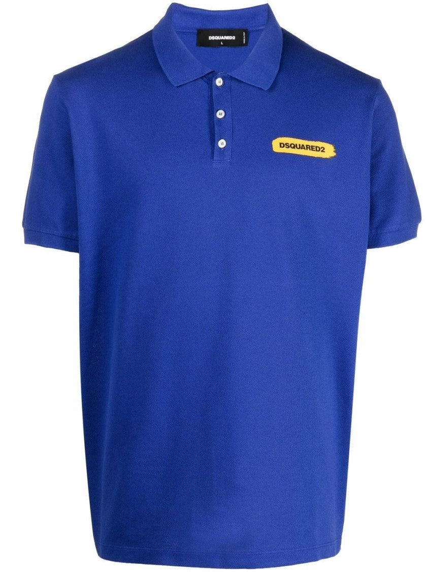 Dsquared2 Short Sleeve Polo Shirt With Classic Collar