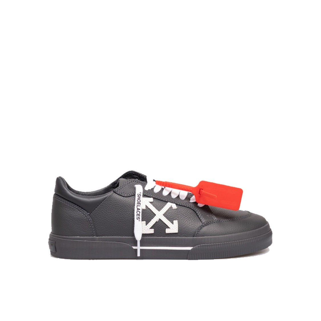 Off-White Vulcanized Low Sneakers With Embossed Logo