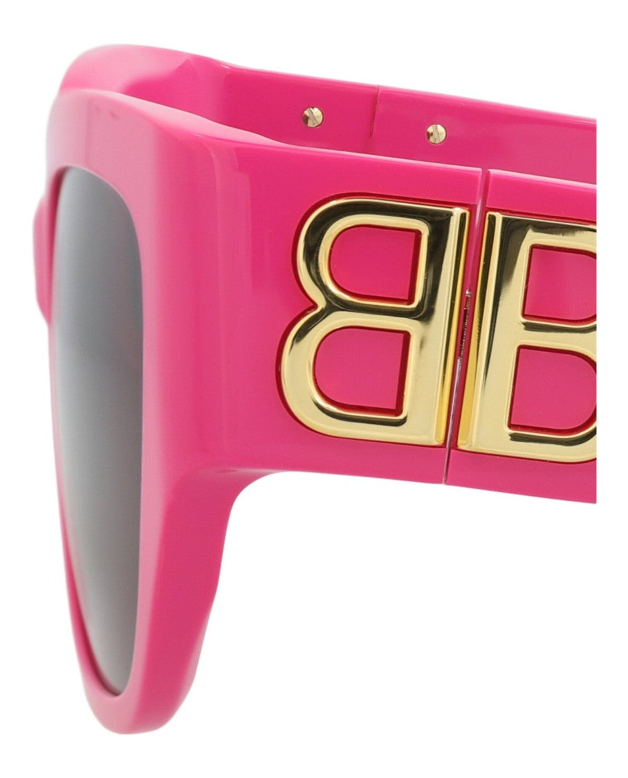 Balenciaga Square-Frame Recycled Acetate Sunglasses
