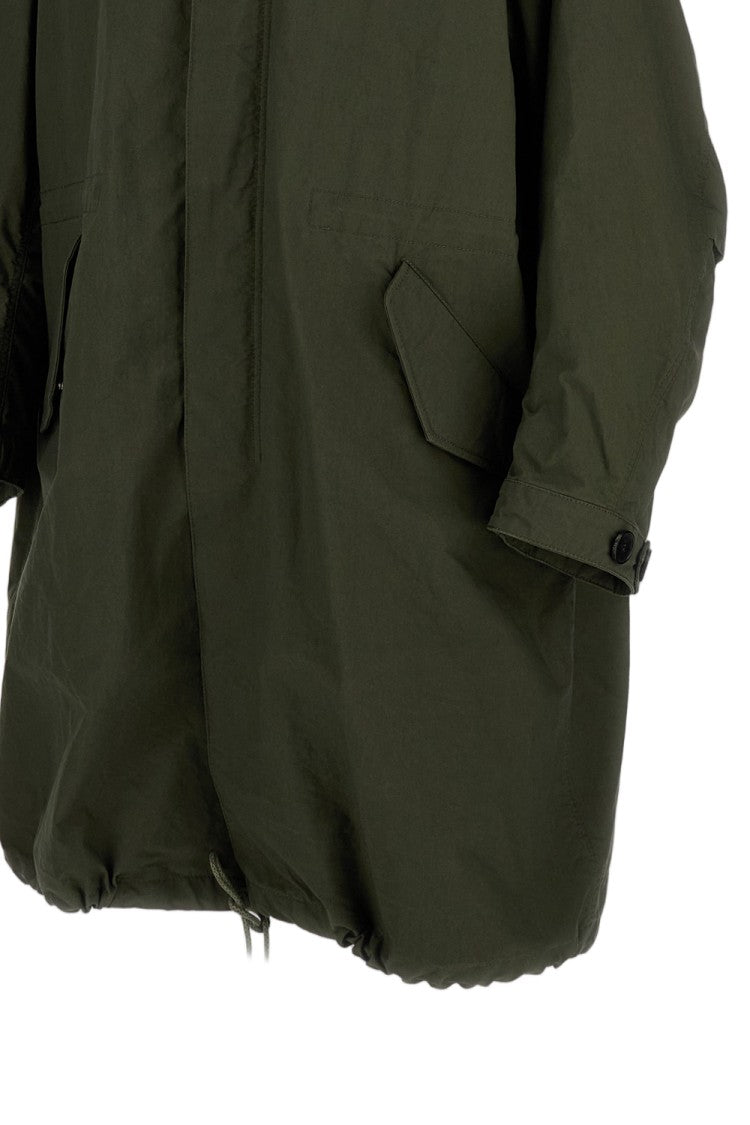 Givenchy Green Couture Oversized Parka Jacket
