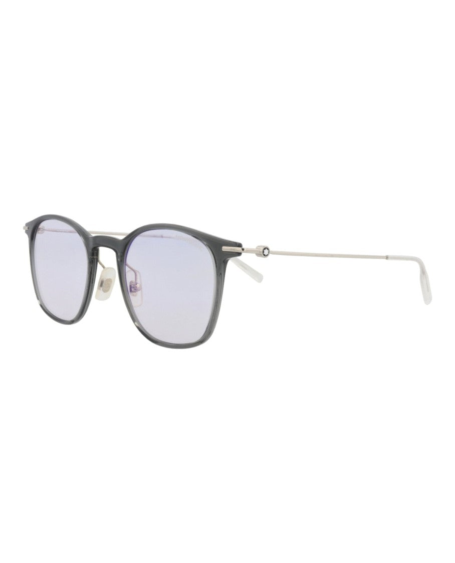 Montblanc Photochromic Round-Frame Injection Sunglasses