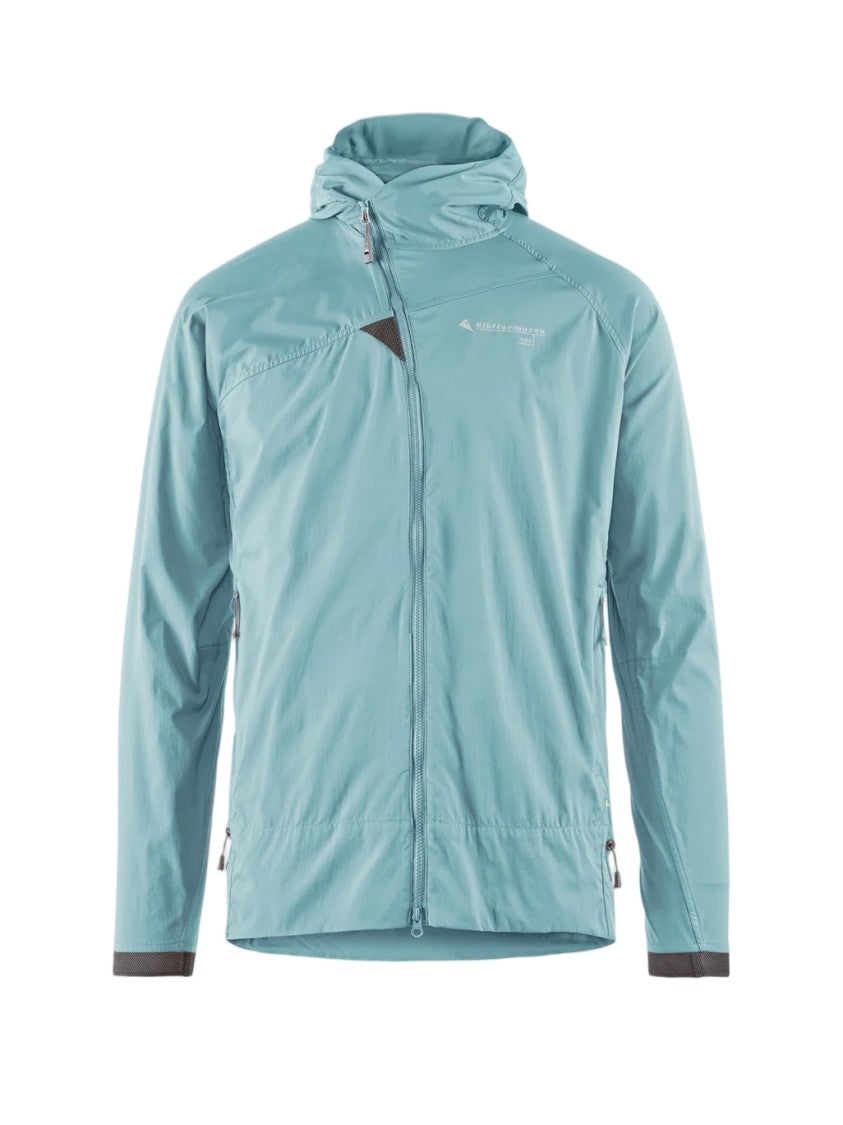 Klattermusen Lightweight Blue Jacket With Hood