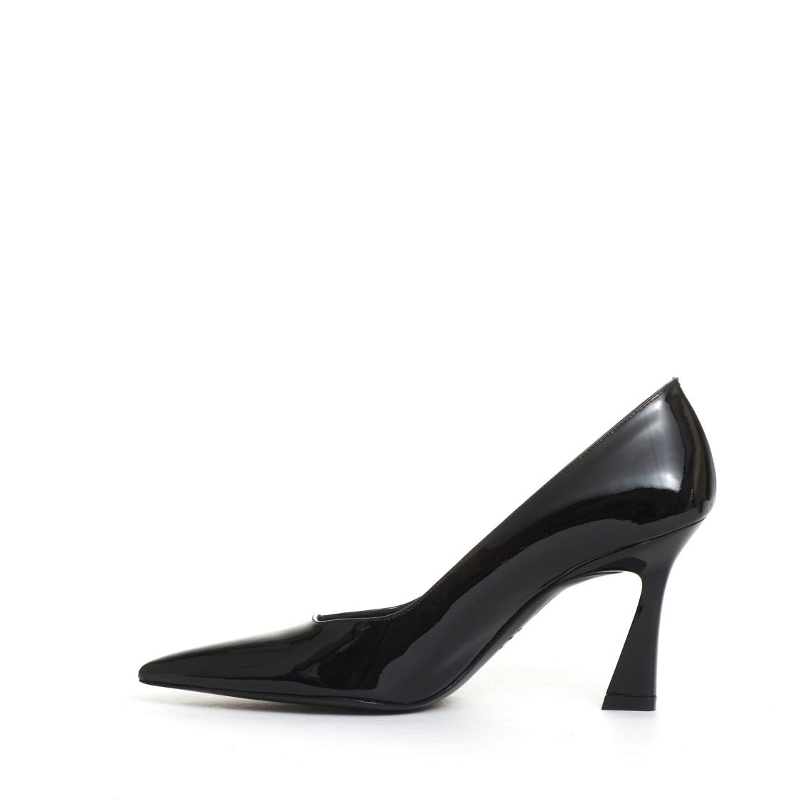 Stuart Weitzman Pump Vernice Black Tacco 85 Mm