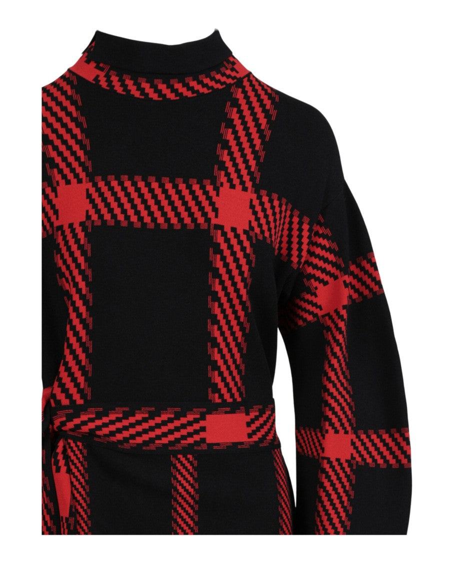 Stella Mccartney Check Print Belted Dress