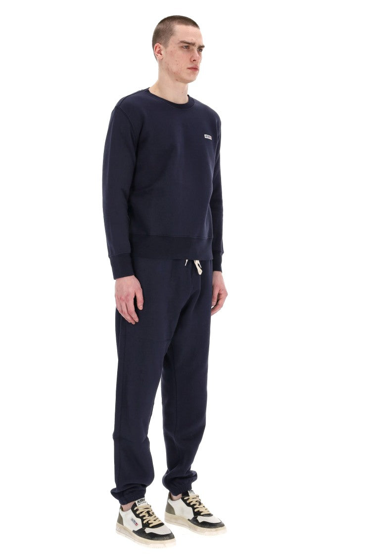 Autry Cotton Crewneck Sweatshirt With Logo