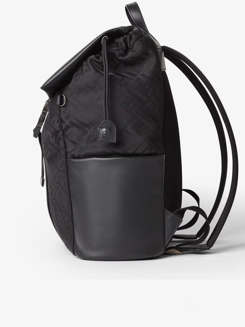 Fendi Baguette Grace Nylon Ff Monogram Backpack