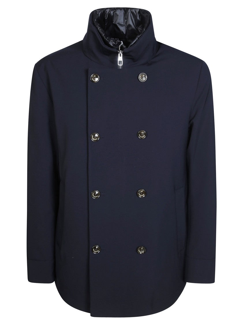 Montecore Double-Breasted High-Collar Jacket