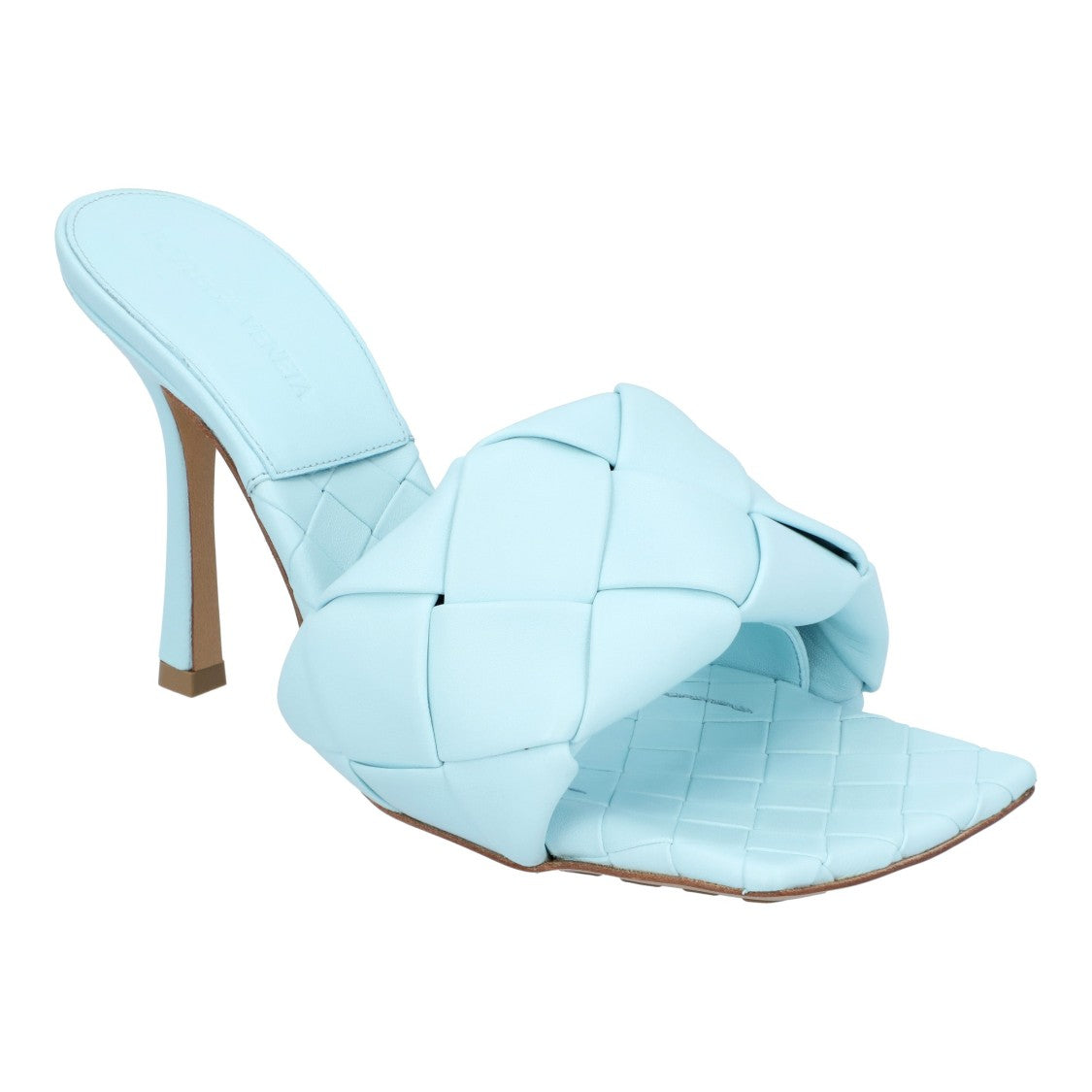 Bottega Veneta Lido Mule Blue
