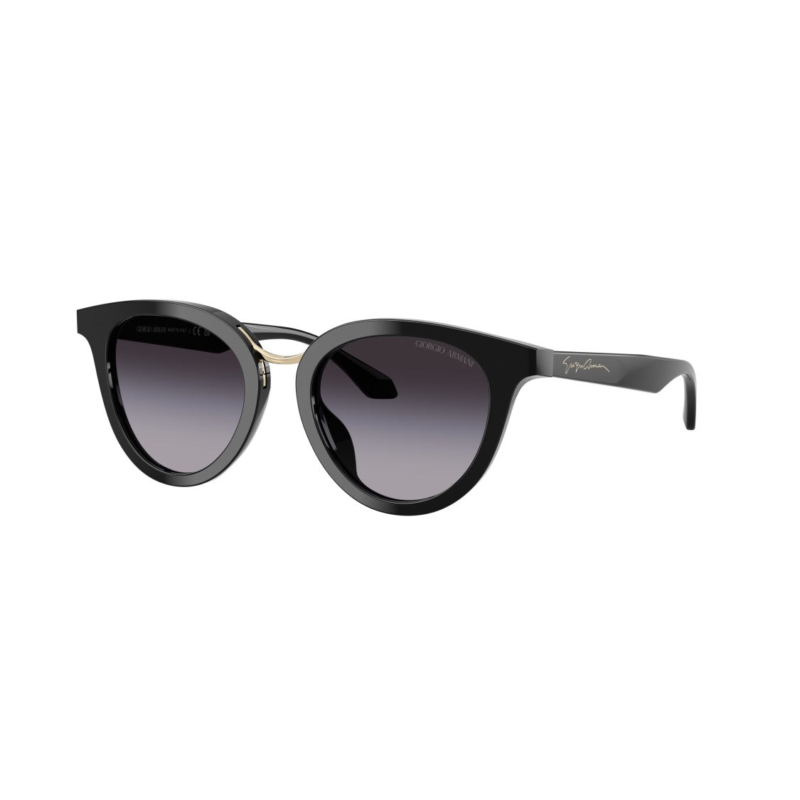 Giorgio Armani 0Ar8252u Cat-Eye Sunglasses With Gradient Lenses And Gold-Tone Accent