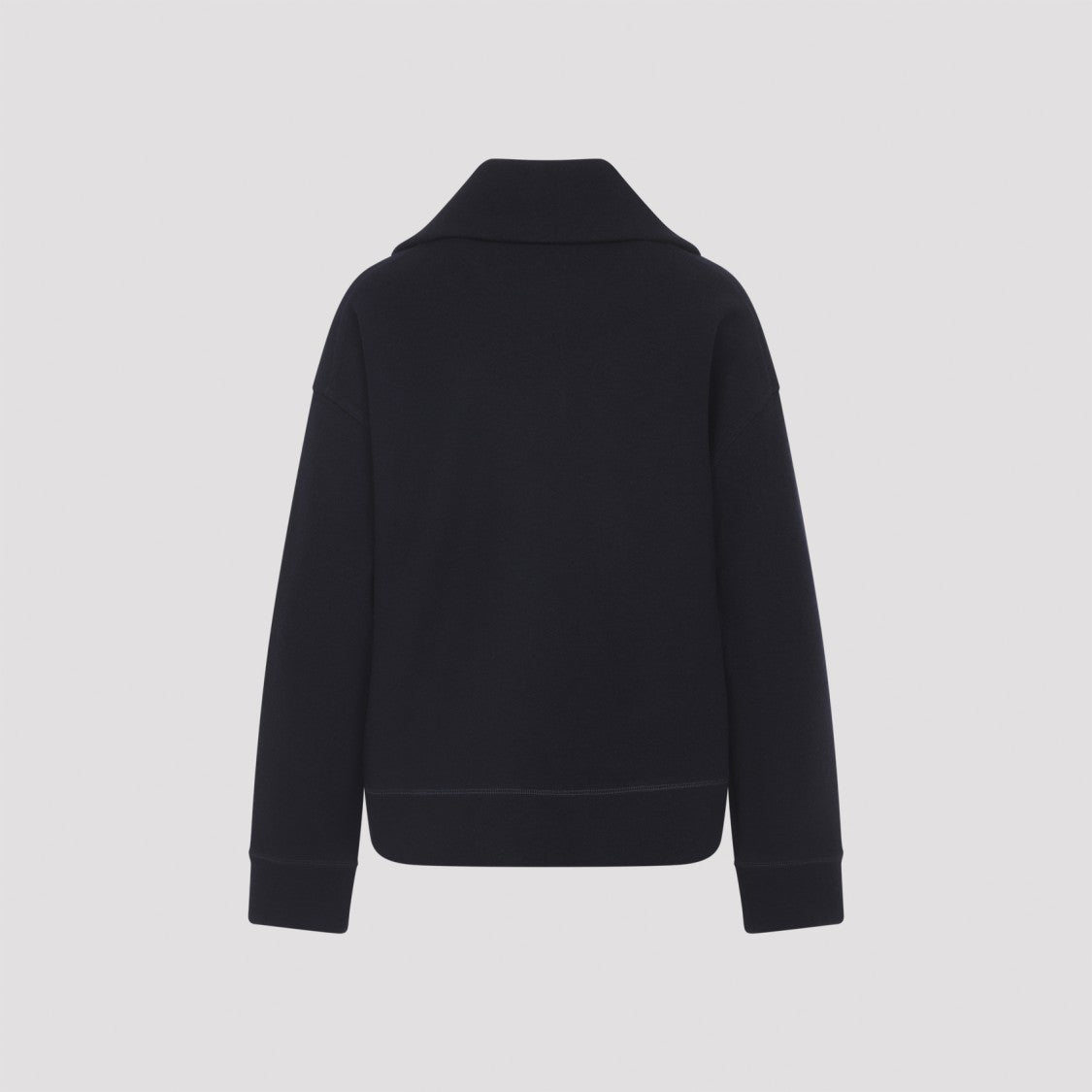 Jil Sander Midnight Blue Wool 124 Hn Long Sleeves Sweatshirt