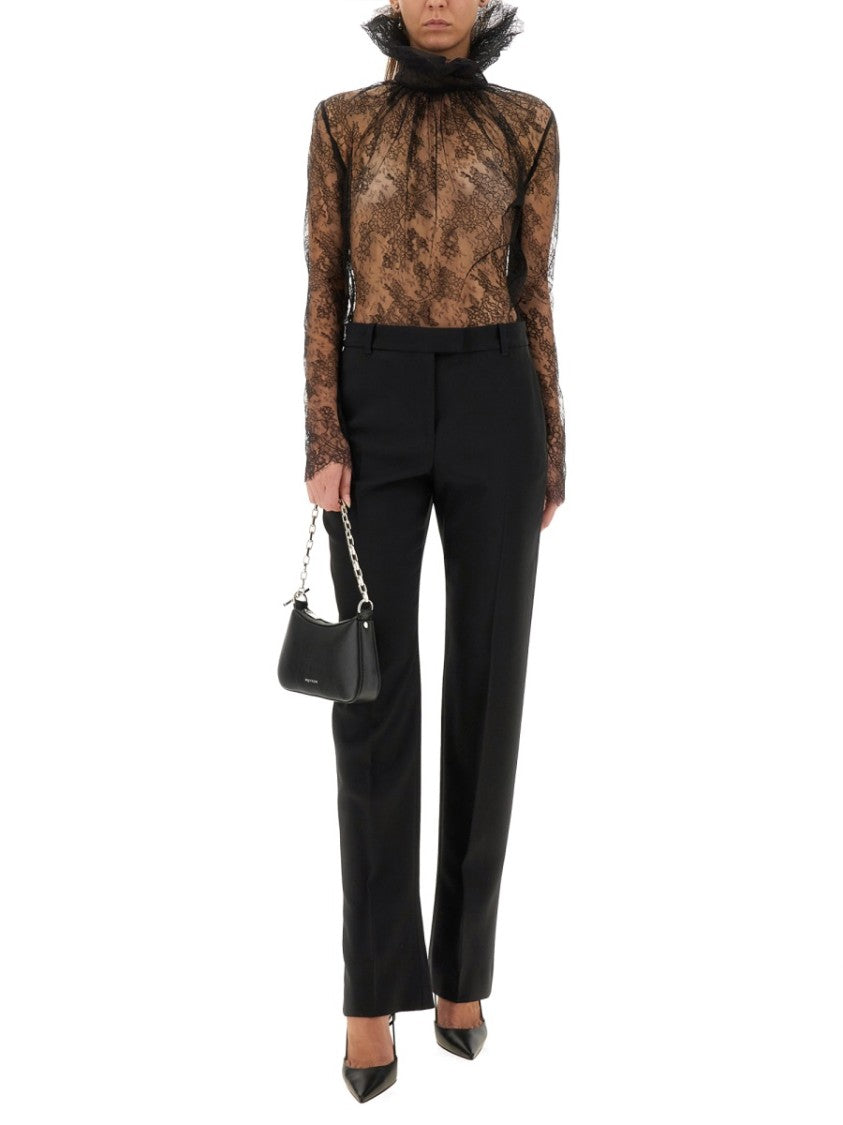 Alexander Mcqueen Floral Lace Top