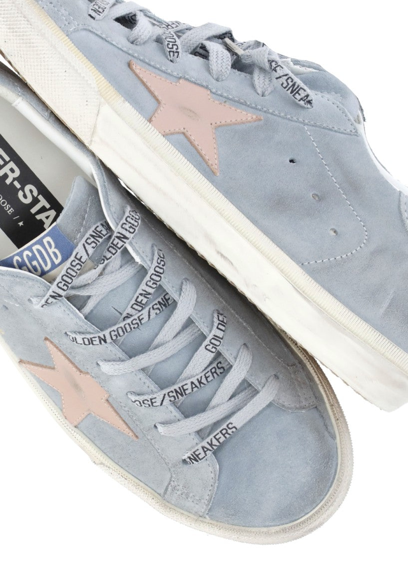 Golden Goose Blue Super Star Sneakers
