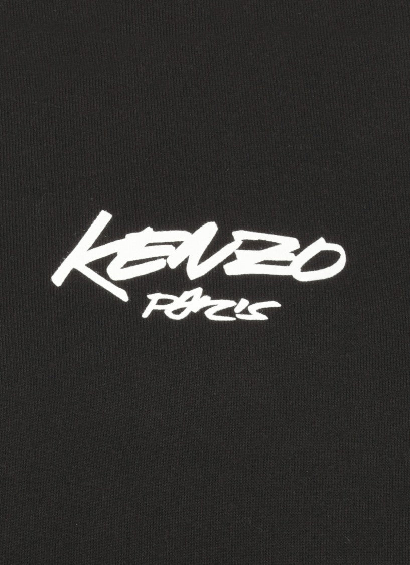 Kenzo Logo Sweatshirt In Soft Cotton