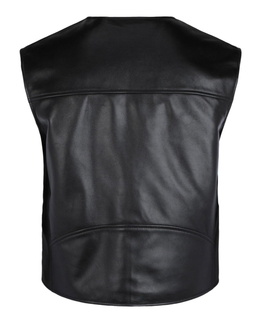 Givenchy Snap Leather Vest