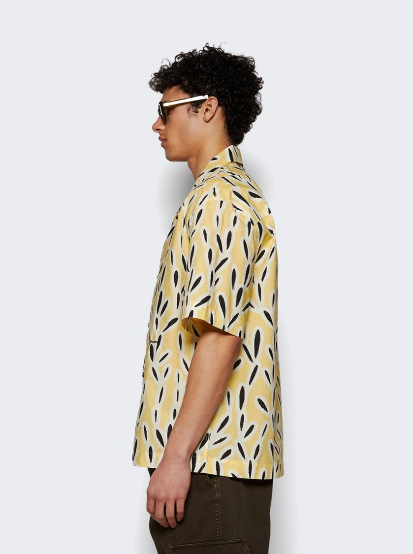 Jacquemus Jean Shirt Yellow And Black