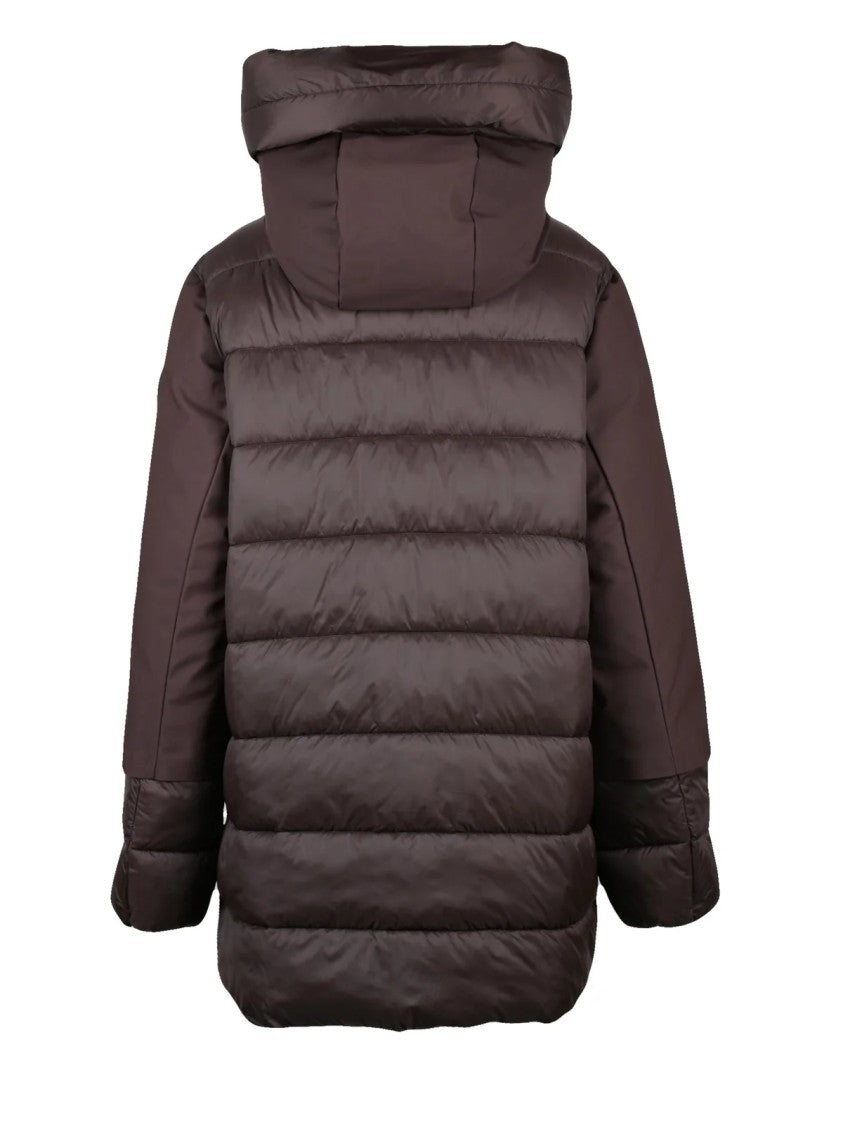 Canadian Brown Polyamide-Blend Padded Jacket