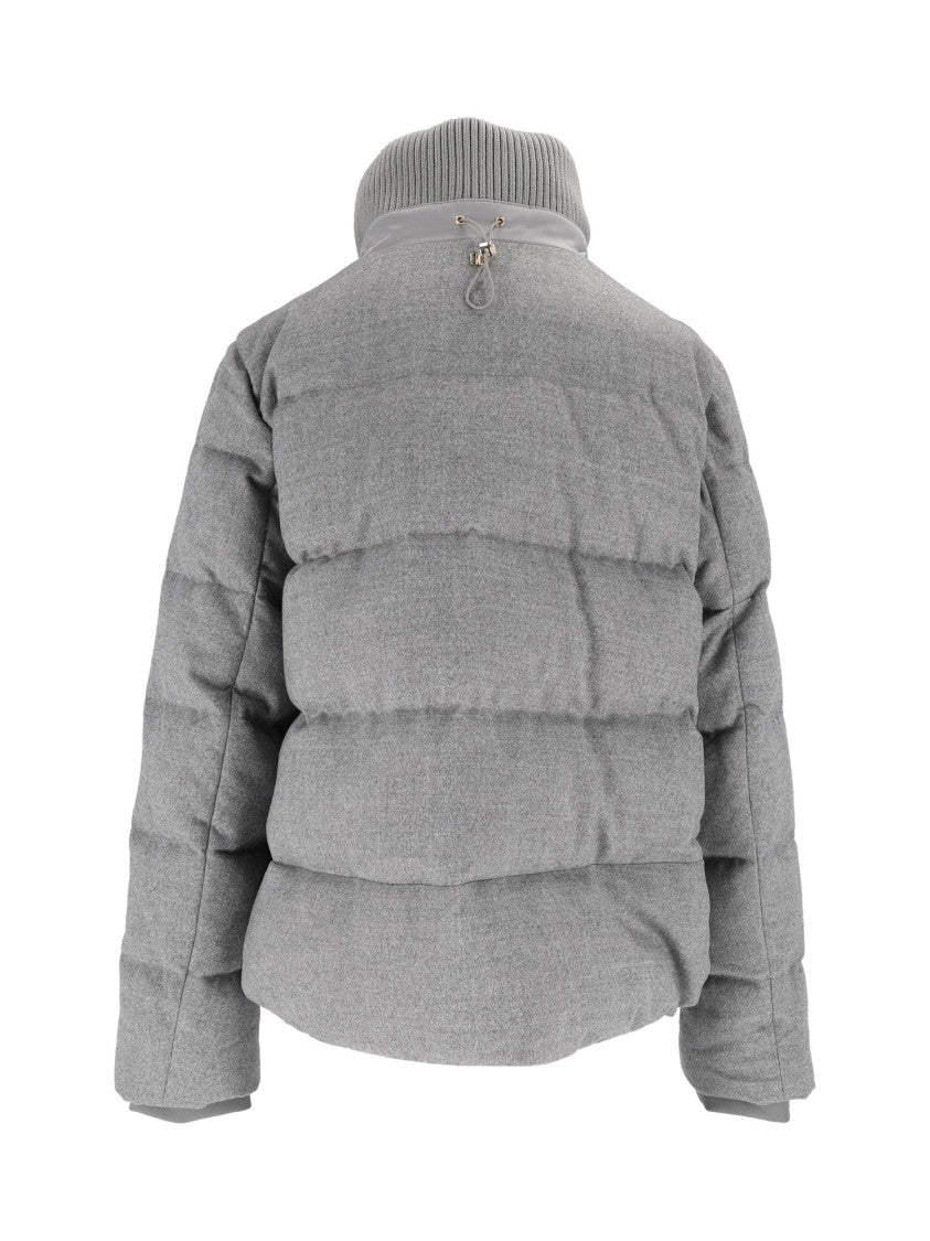 Duno Quilted Cropped Down Jacket