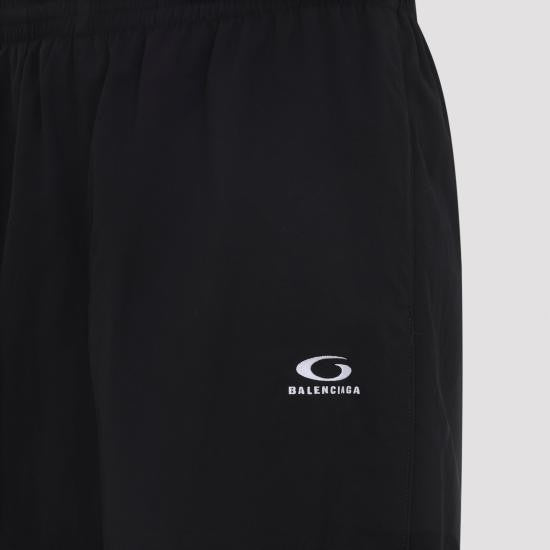 Balenciaga Straight-Leg Polyamide Pants With Minimalist Design