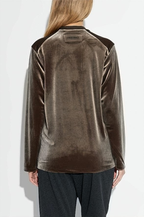 Fear Of God Long-Sleeve Velvet Texture Top With Subtle Sheen