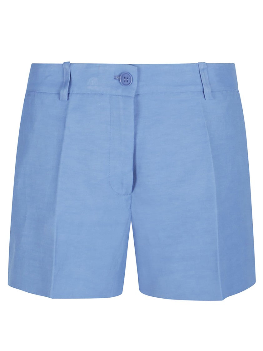 Parosh Tailored Blue Viscose Shorts