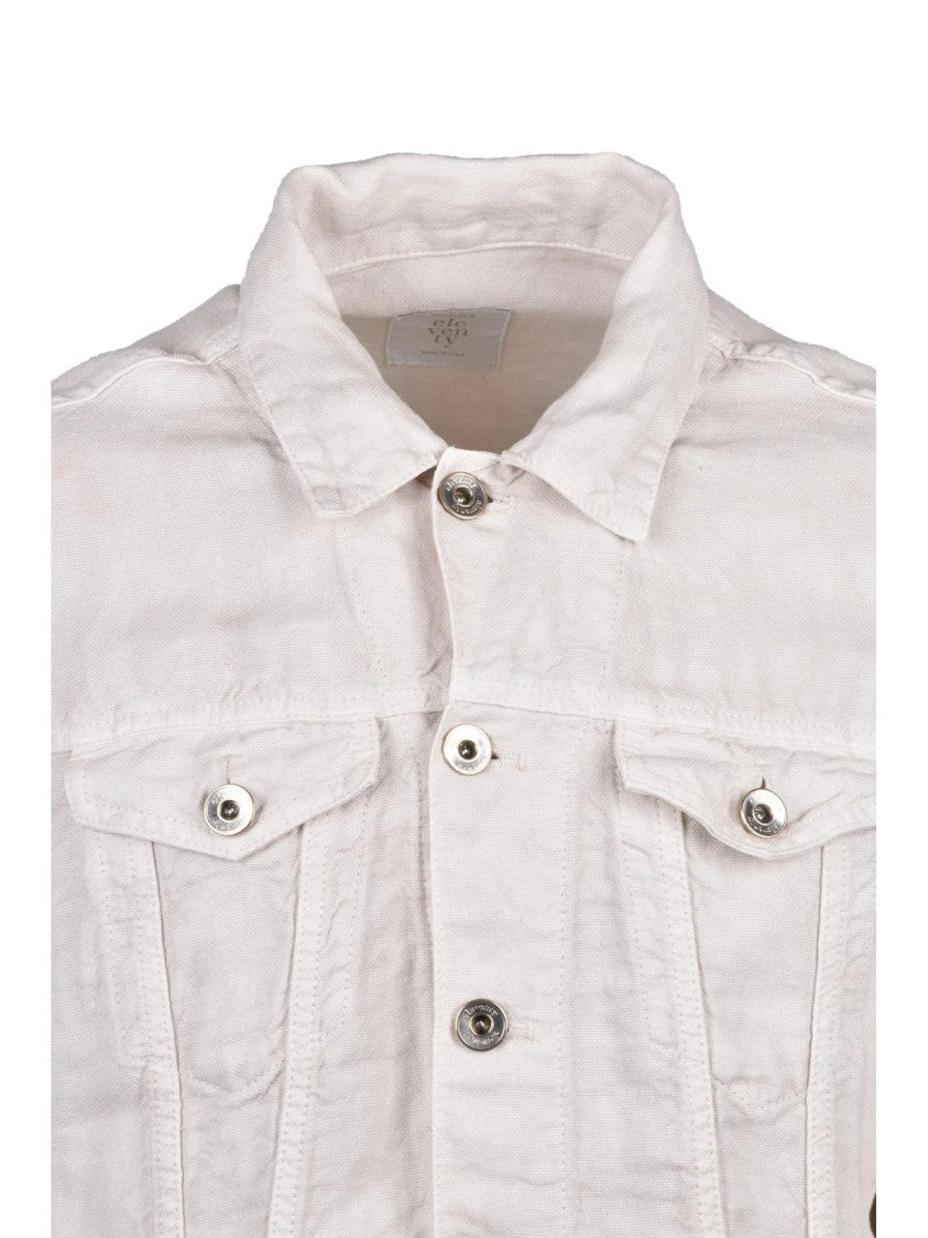 Eleventy Beige Linen Jacket