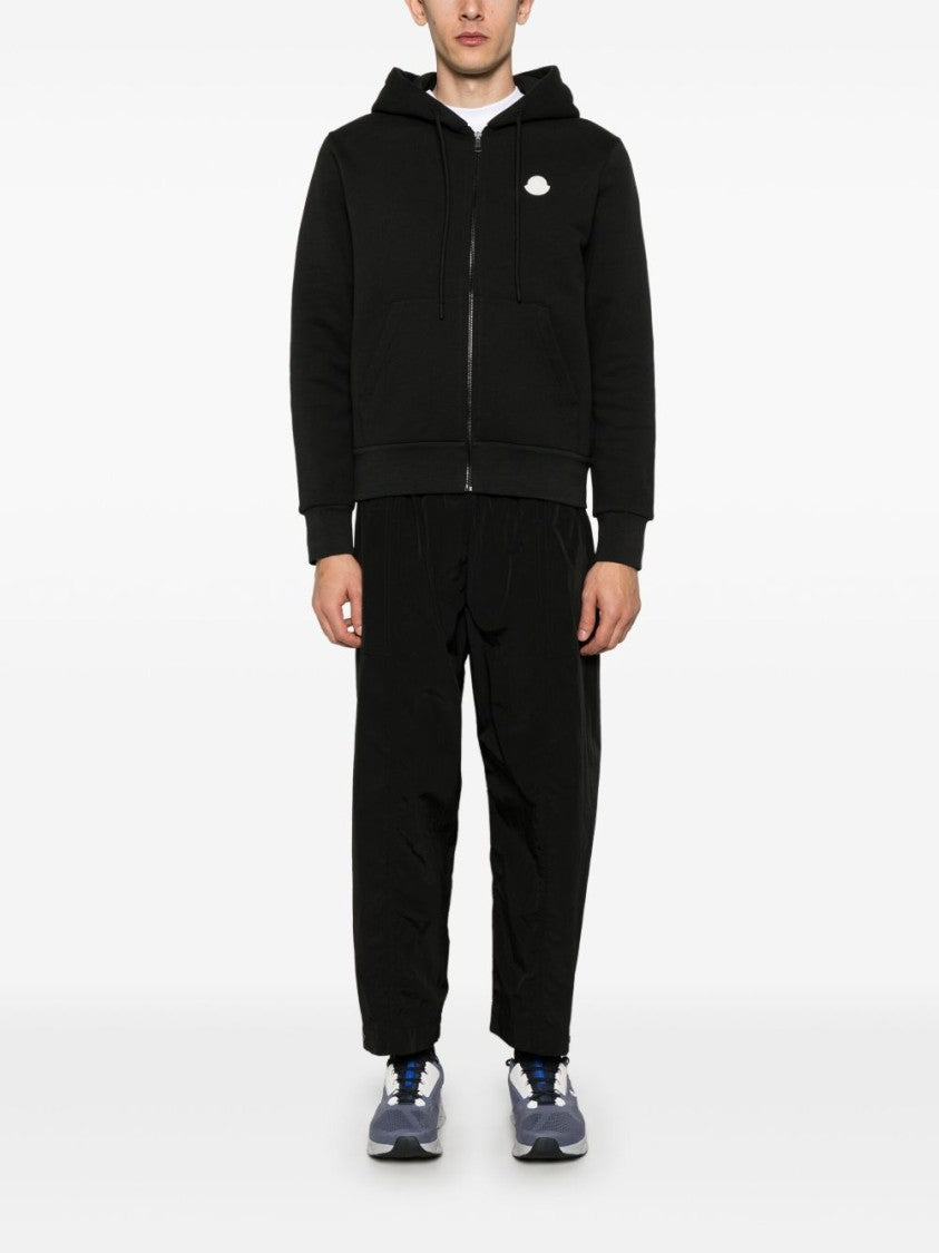 Moncler Gray Zip-Up Sweatshirt