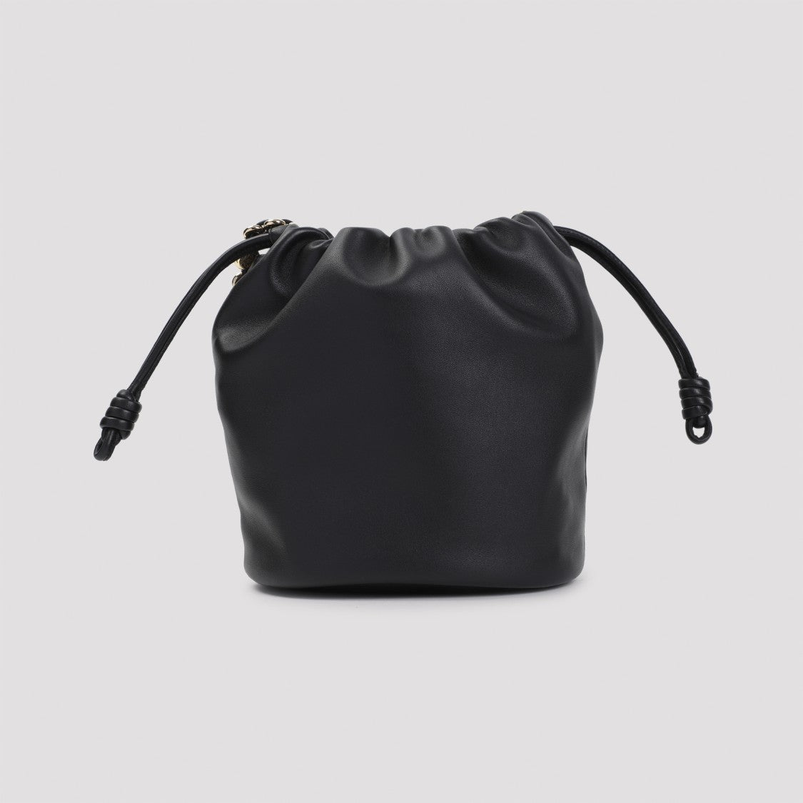 Loewe Flamenco Purse Black Lambskin Bucket Bag