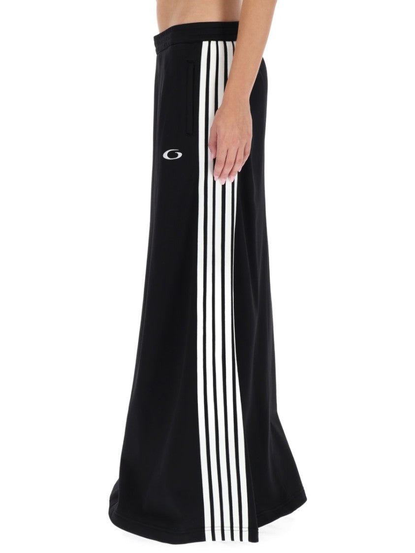 Balenciaga Maxi Skirt Tracksuit With Sporty Design And Iconic Accents