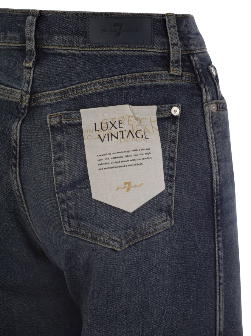 7 For All Mankind Lotta Bay Mid - High-Waisted Jeans