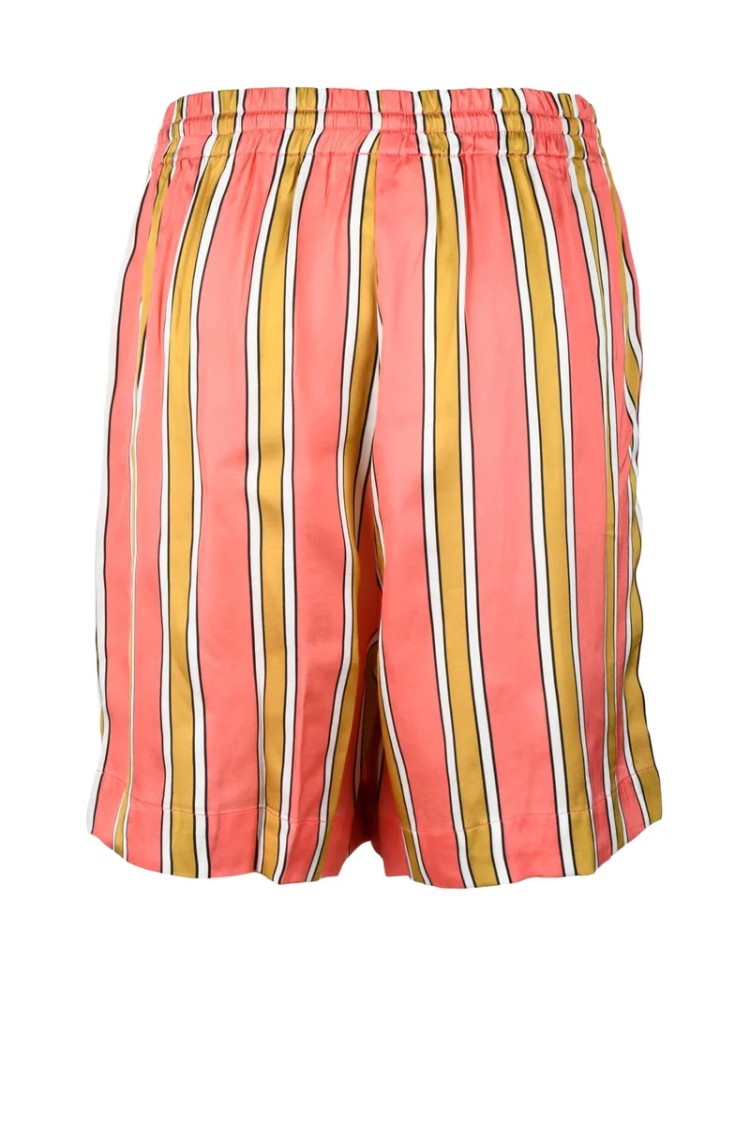 Semi Couture Multicolor Striped Viscose Shorts