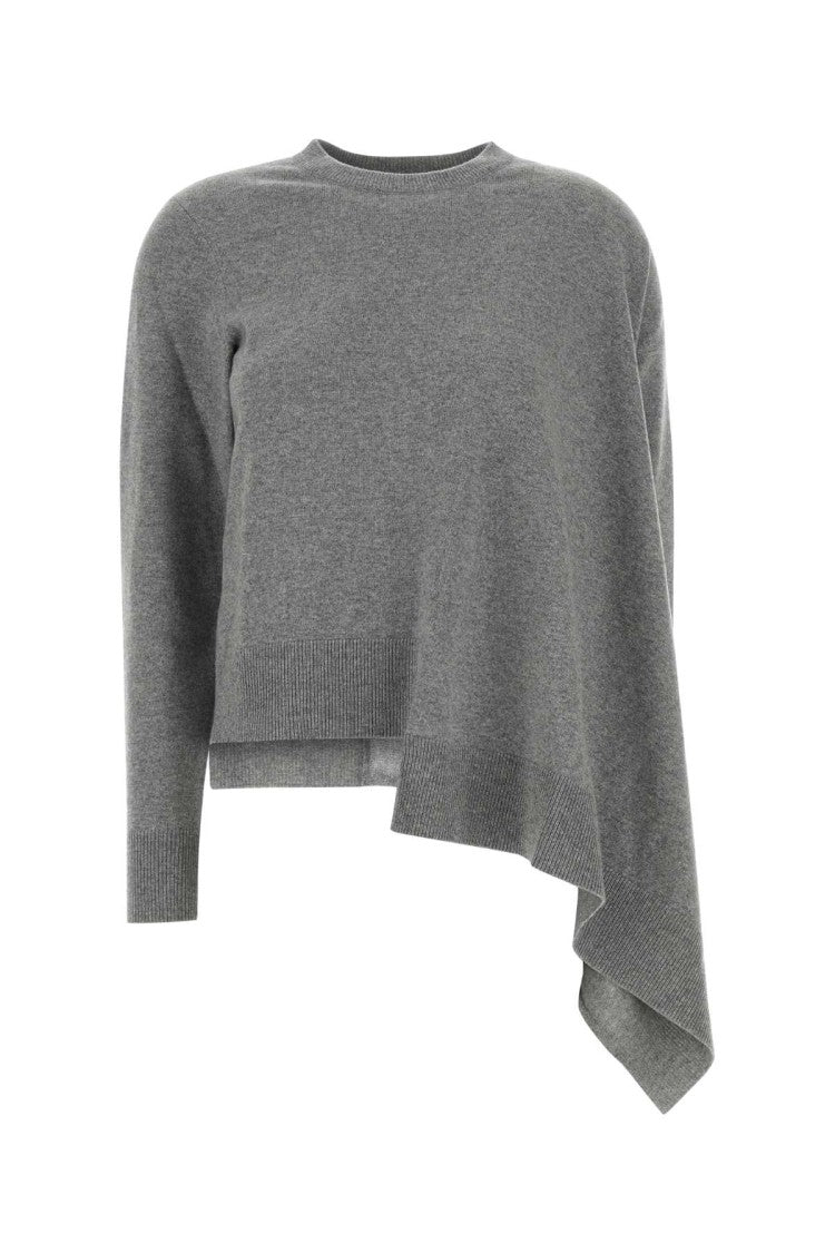 Alexander Mcqueen Grey Cashmere Blend Sweater