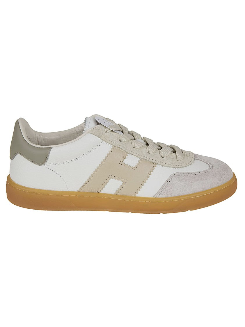 Hogan Amber Sole Design Sneakers With Calf Leather