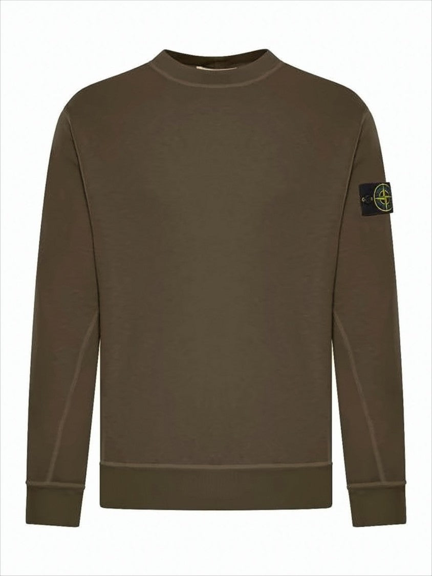 Stone Island Long-Sleeve Crewneck T-Shirt With Minimalist Design