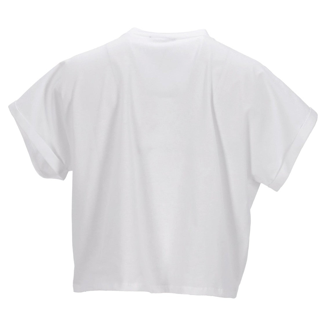 Balmain Relaxed-Fit Cotton Crop Top With Logo Detailing
